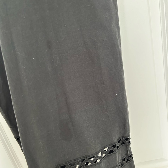 Madewell Eyelet Frilled-Strap Jumpsuit in Black - Picture 5 of 9